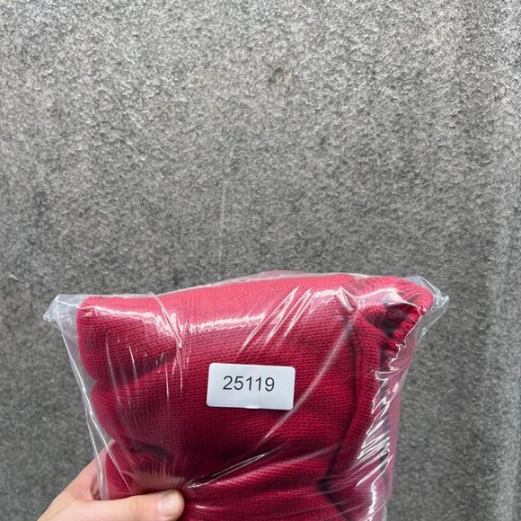 Eddie Bauer Sweater Men Large Tall Adult Red Crewneck Pullover Casual Chunky Vtg - Picture 11 of 12